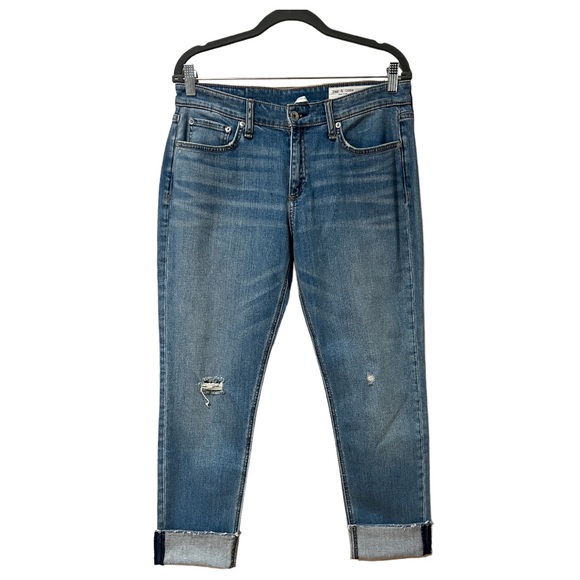 Rag & Bone Dre Low Rise Slim Boyfriend Jeans in Mick (29) - Picture 6 of 14